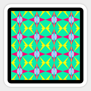 abstract geometric design for your creativity Sticker